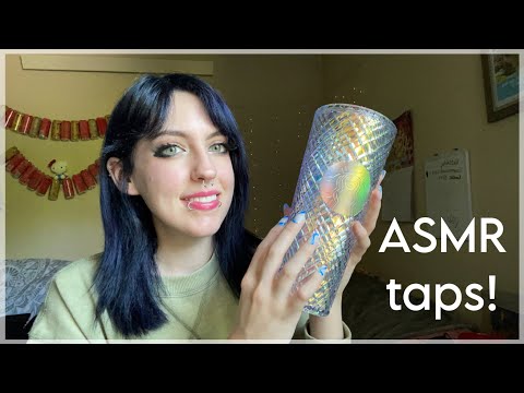 ASMR Tapping on Cups ~ glass, plastic, scratching