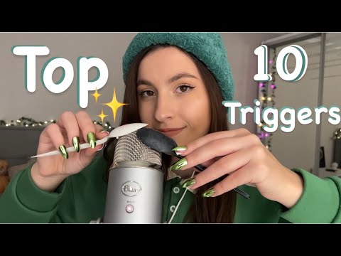 Asmr TOP 10 MOST RELAXING TRIGGERS in 10 minutes (99.999% sleep) ASMR FOR SLEEP AND RELAX