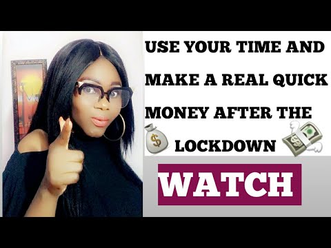HOW TO USE YOUR TIME AND MAKE QUICK MONEY AFTER THE LOCKDOWN/ Pat patosky tv