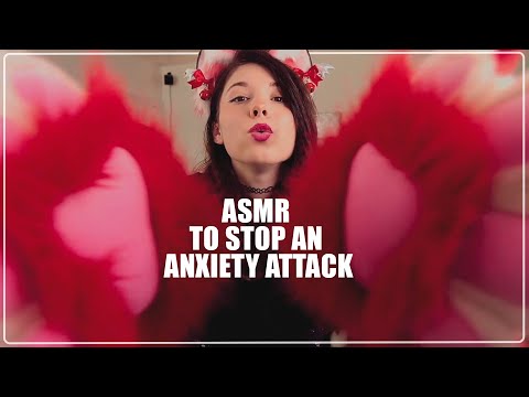 ASMR Strawberry Service Cat Helps You During an Anxiety Attack || Ear To Ear