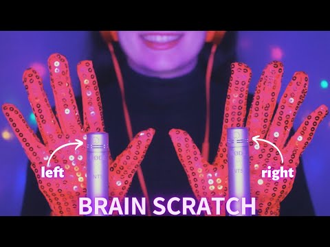 Asmr Mic Scratching - Brain Scratching with Sequin Gloves | Hypnotic Asmr No Talking for Sleep - 1H