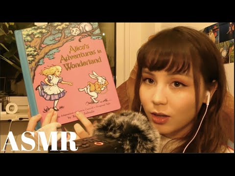 ASMR 飛び出す絵本を読み聞かせ📖不思議の国のアリス Reading Alice in Wonderland Pop-up Book Bed Time Story おとぎ話、囁き Whisper