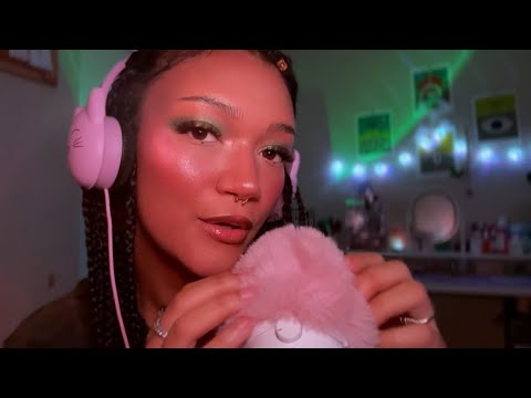 ASMR for SLEEPING 🥱 (inaudible whispering, dry hand sounds, hand movements, layered mouth sounds)