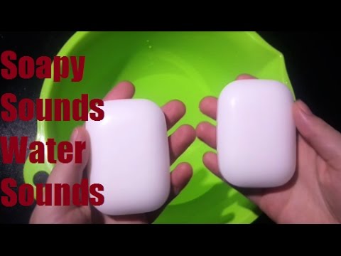 ASMR Soapy Sounds Water Sounds Second Video