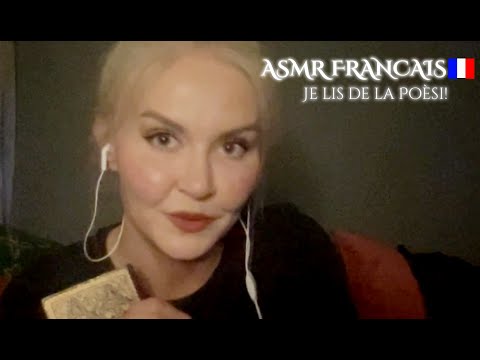 ASMR Français parlé par une Suédoise - POÈMES (Lo-Fi)