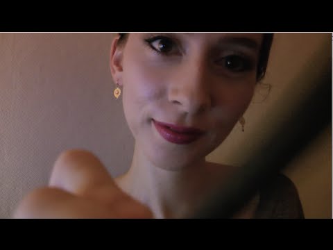 ASMR - Touching/messing with your face. Random and layered sounds :)