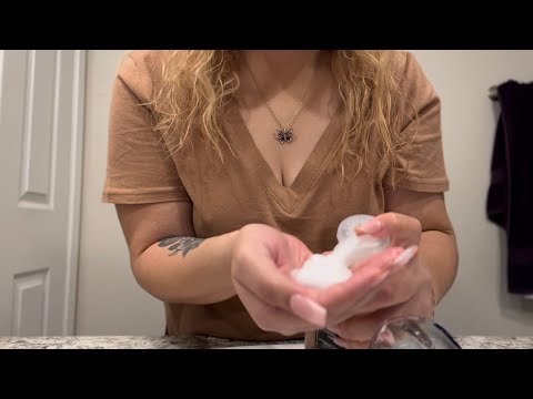 ASMR LoFi| Washing your hands/finger nails & giving you a hand massage ✋🏻- no microphone used