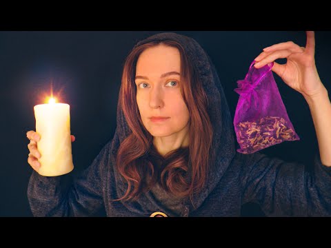 Асмр Средневековый Врачеватель | Ночь в лесной хижине | asmr medieval doctor