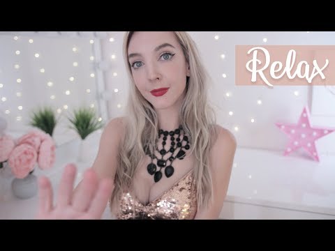 ASMR CLOSE UP Mouth Sounds, Hand Movements & Camera Tapping