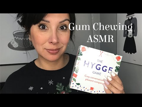 Gum Chewing ASMR: Saturday Special Hygge Conversation Cards, Cozy Questions