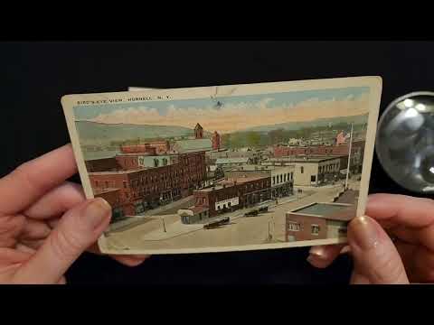 ASMR | Vintage Postcards Show & Tell w/Correspondence (Whisper)