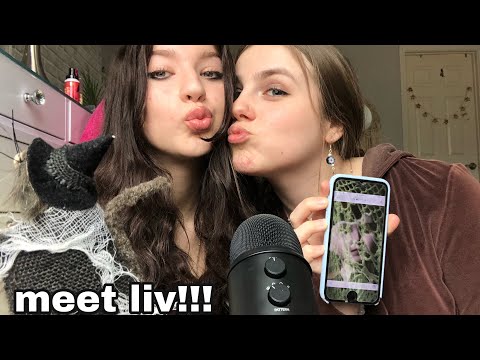 asmr// TRYING TO GIVE MY BEST FRIEND TINGLES!!! (chaotic)