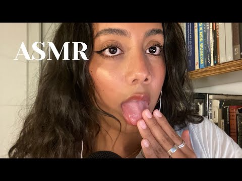 ASMR spit painting (intense mouth sounds)