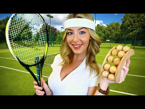 ASMR DEEP MASSAGE & SPORTS PHYSIO 🎾 Tennis Coach Personal Attention For Sleep