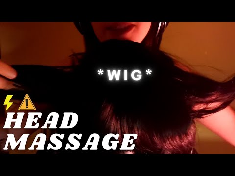 ASMR - FAST and AGGRESSIVE SCALP SCRATCHING MASSAGE | WIG scratching