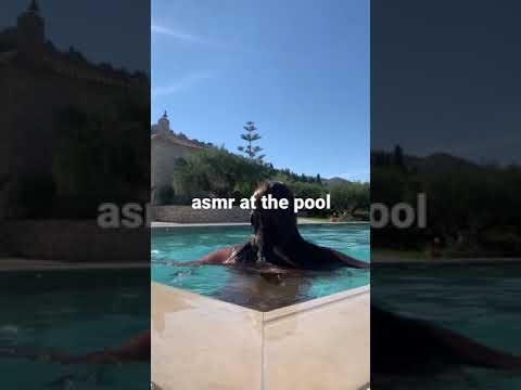 ASMR at the pool