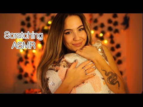 Scratching pillow ASMR