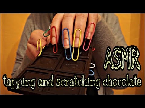 ASMR CZECH// zvuky čokolády 🍫 tapping and scratching chocolate