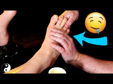 Foot Massage so Relaxing She was Drooling [ASMR][No Talking]