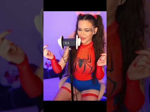 Spidergirl ASMR  #shorts #asmr #spiderman
