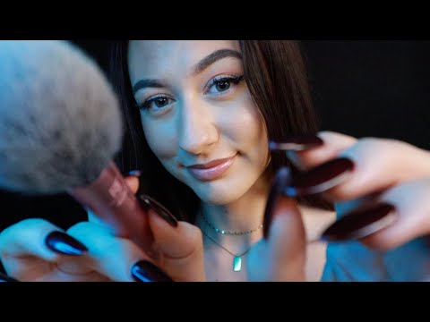 ASMR 100% Personal Attention & Affirmations for 2022 💕 ~face brushing, lens tapping, hand movements