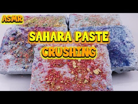 ASMR Satisfying Sahara Paste Floral Foam Crushing - Relaxing ASMR Sleep
