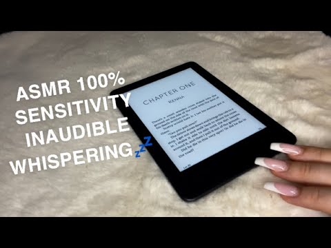 ASMR 100% SENSITIVITY INAUDIBLE WHISPERING READING + CLICKY MOUTH SOUNDS | sooo relaxing 💤