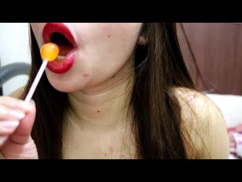 ASMR Lollipop Eating Sounds