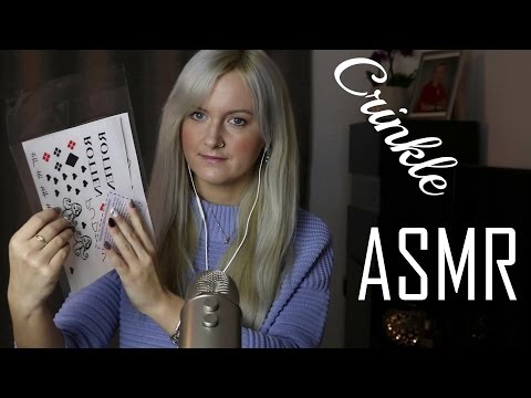 ASMR Crinkle  Binaural Ear to Ear  Personal Attention Triggers ASMR Crinkle Sounds Tingles