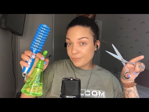 ASMR- Cutting Your Hair In 2 Minutes