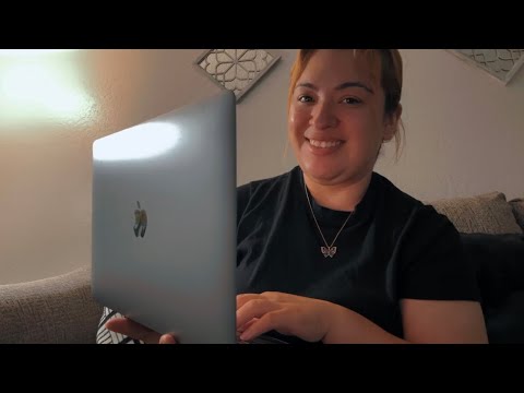 ASMR| Asking you personal questions for your dating application 💻- soft spoken & typing sounds