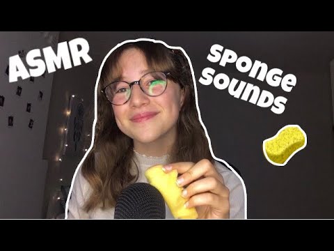 ASMR sponge sounds (scratching,cutting)