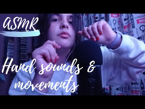 ASMR Hand sounds and movements