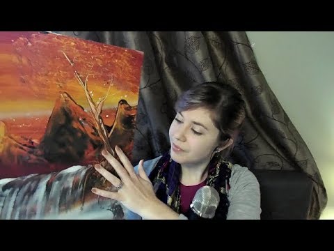 ASMR Fall Trigger Words with Face Brushing/Personal Attention/Visual Triggers