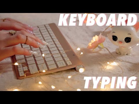 [ASMR] Extremely Relaxing Keyboard Typing (no-talking) | *comforting sound*