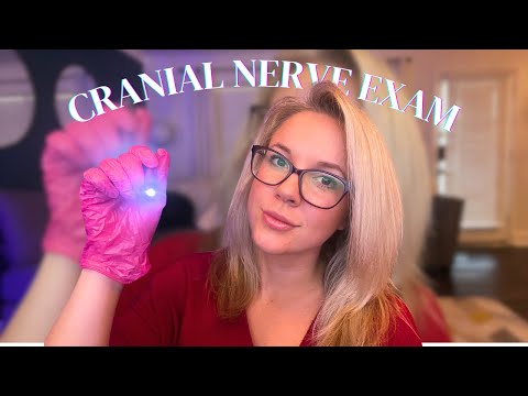 ASMR MOST detailed CRANIAL nerve EYE exam ROLEPLAY for RELAXATION  🔦 Light Triggers 😌