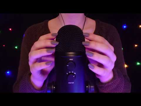 ASMR - Gentle Microphone Scratching (Without Windscreen + Soft Rain Sounds) [No Talking]