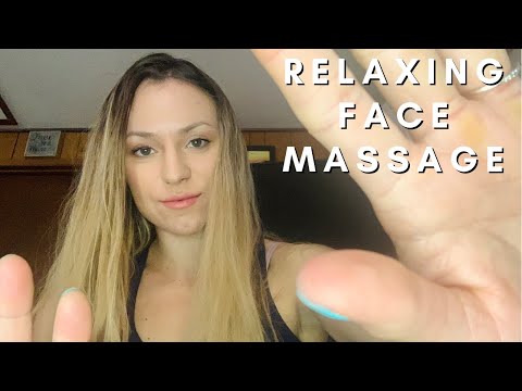 RELAXING FACE MASSAGE AND FACE SCRATCHING ASMR | CRINKLE AND SCRATCHING SOUNDS ASMR | FACE TOUCHING