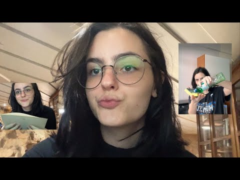 vlog de estudante ASMR com voz suave