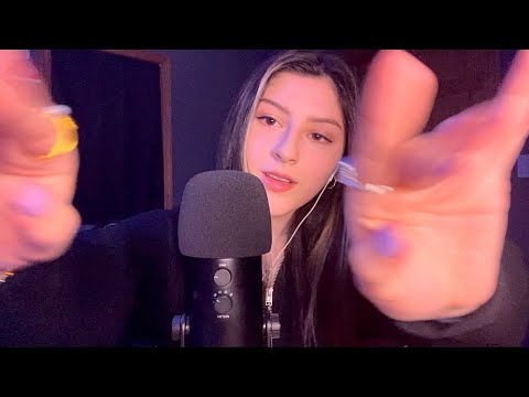 ASMR no talking, just tingly hand movements/sounds 🌙 (lil bit of mouth sounds)