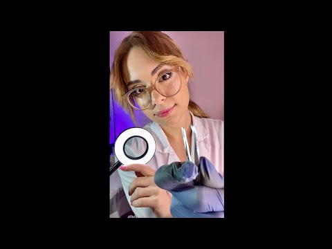 ASMR Fast DETAILED Face Exam Doctor Roleplay #Shorts Medical & Skincare Check for Sleep & Relaxation