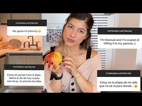 Asmr Cocinando | Haciendo Postre de Manzana y Leyendo SUS Confesiones