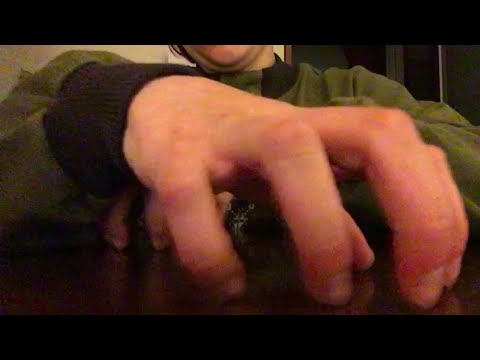 ASMR | FAST and AGGRESSIVE table tapping and scratching (no talking)
