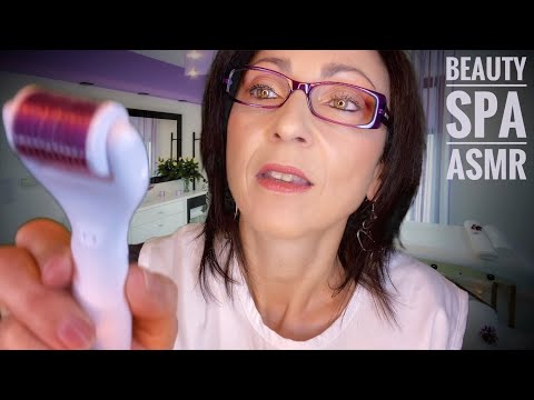 Estetista ROLEPLAY Realistico 💆🏻‍♀️Beauty Spa ASMR TRATTAMENTO RILASSANTE VISO con DERMAROLLER