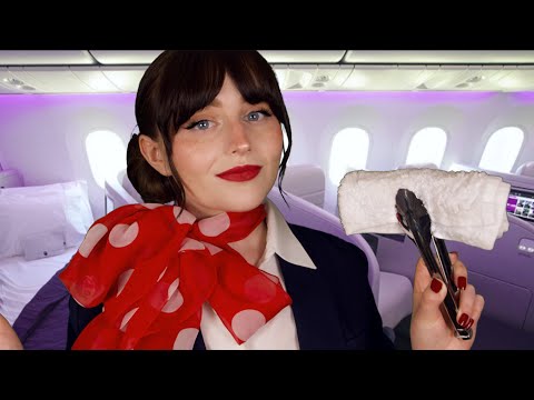 ASMR Tingle Airways | 1st Class Cabin Roleplay