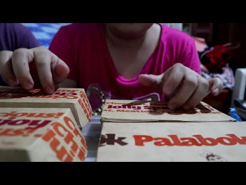 ASMR JOLLIBEE MUKBANG