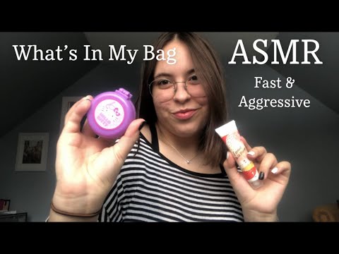 Fast Tapping & Scratching What’s In My Bag ASMR
