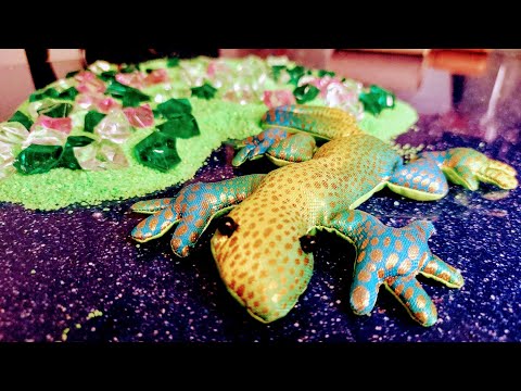 🎧 ASMR 🎧 HYPNOTIC sand and 💎💎DIAMONDS 💎💎  RELAXING sound🦎#100 2' crunch, crackle. #satisfying #asmr