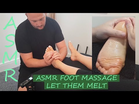 [ASMR] Foot Massage - Let them Melt [No Talking][No Music]