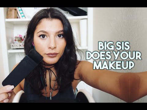 Big Sis Does Your Makeup Roleplay | Lily Whispers ASMR